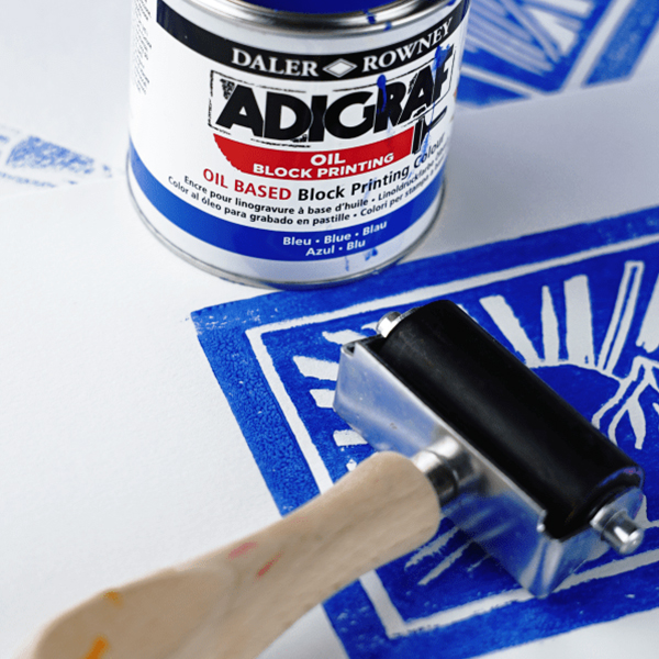 Rodillo Profesional p/ Grabado 12 cm. Adigraf (Made in England) - Imagen 3
