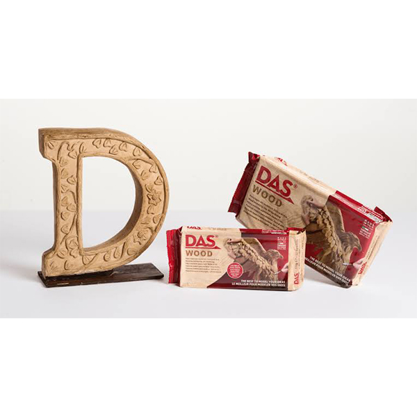 Pasta p/ Modelar DAS Wood Madera 350 gr. - Imagen 4